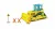 robud 3D fa puzzle Bulldozer gép VC405 60 db Robotime