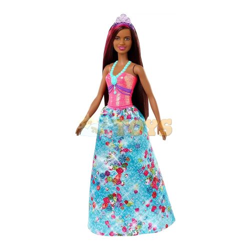 Barbie Dreamtopia baba barna-pink hajú hercegnő GJK15 - Mattel