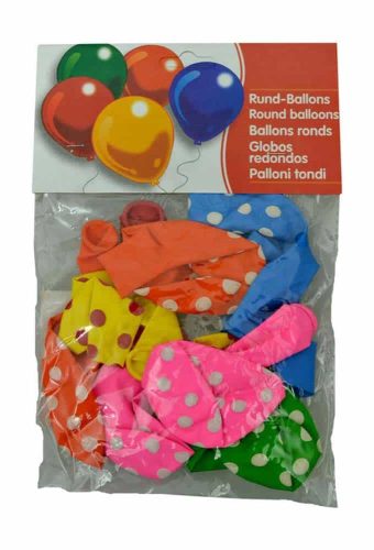 Lufi 10 darabos csomag Pöttyös 30cm