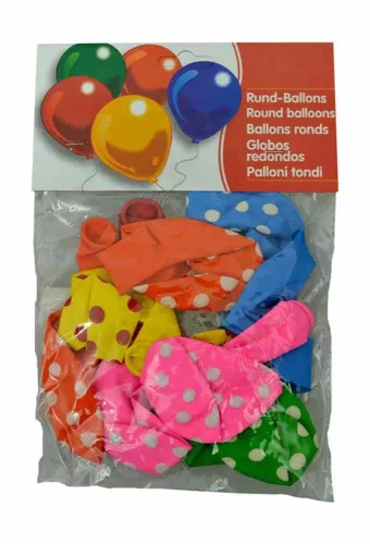 Lufi 10 darabos csomag Pöttyös 30cm