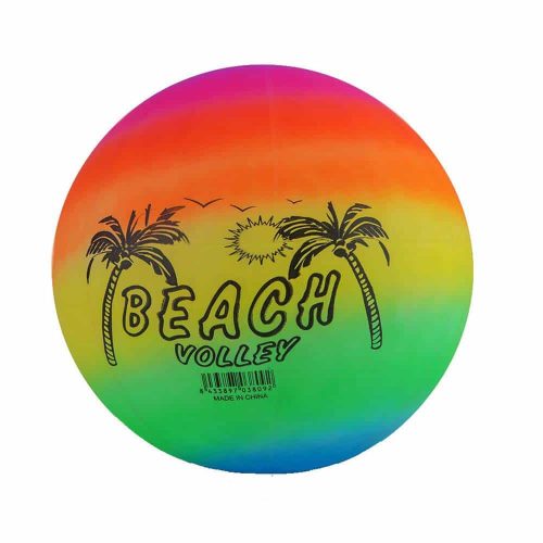 Gumilabda gyerekeknek Beach Volley modell 22cm felfújható szivárvány