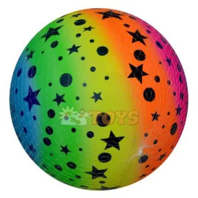   Gumilabda gyerekeknek Stars modell 14cm felfújható szivárvány
