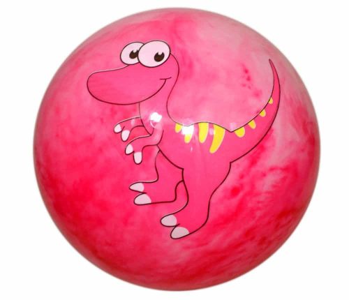Gumi labda gyerekeknek modell Dinosaur II 22cm felfújható különböző színekben