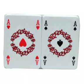 Francia kártya Poker Römi műanyag 2x55 db