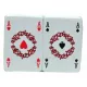 Francia kártya Poker Römi műanyag 2x55 db
