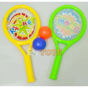   Beach Tennis Set Strand ütők gyerekeknek Super Racket labdákkal