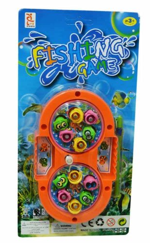 Mágneses horgászjáték gyerekeknek Fishing Game Double