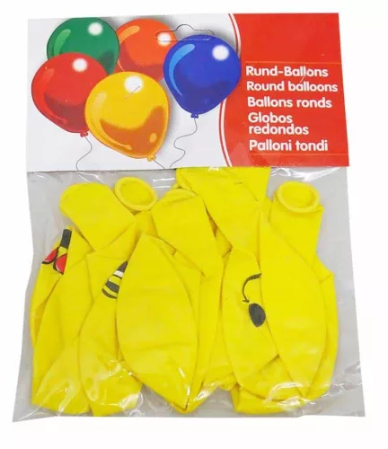 Lufi csomag 10 darabos Emoji Smiley feliratú 30cm