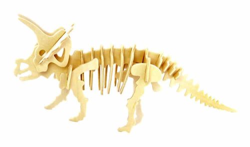Rowood 3D fa puzzle Triceratops dinoszaurusz 33 db JP230 31cm