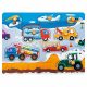 Robotime Fa puzzle foganytyús Kisautók HP001 8 db