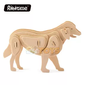 Rowood 3D Fa Puzzle háziállat Kutya 24 db JP111