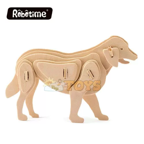 Rowood 3D Fa Puzzle háziállat Kutya 24 db JP111