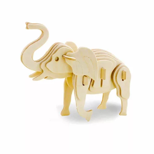 Rowood 3D Fa Puzzle vadállatok Elefánt 27 db JP215