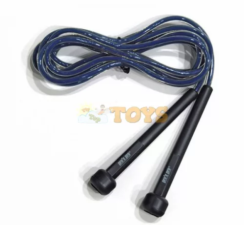 Pros Pro Speed ​​​​Ugrálókötél műanyag fogantyú tömör gumi 310cm kék