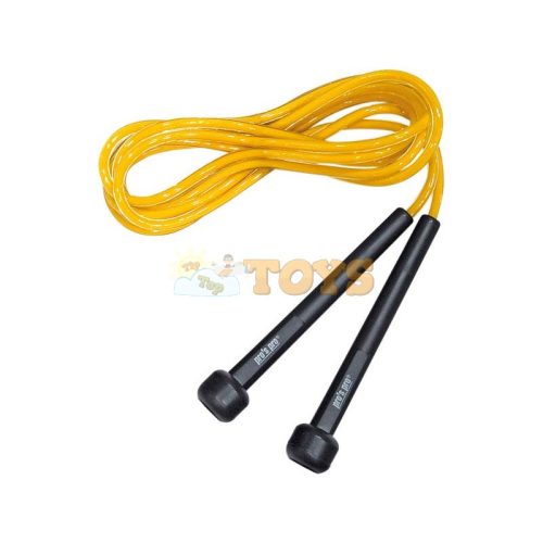 Profi Pro Speed ​​Ugrálókötél műanyag fogantyú tömör gumi 310cm sárga