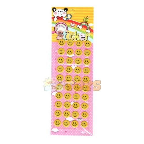 Matrica PVC Smiley 36 db rózsaszín