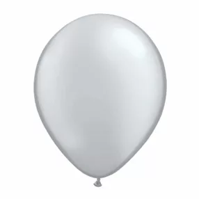   Ezüst színű lufi készlet, 50 db-os készlet - 28cm átmérőjű lufi