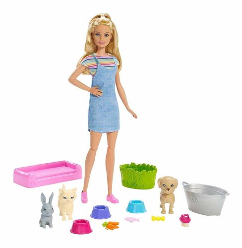 Barbie állatfürdetős készlet FXH11 - Mattel