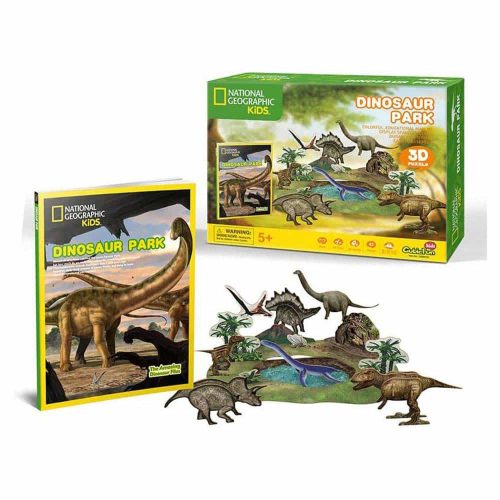 3D puzzle National Geographic Kids Dino Park DS0973 - 43 darab