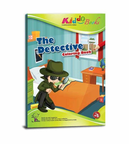 Kiddo Books The Detective 4034 kifestőkönyv gyerekeknek