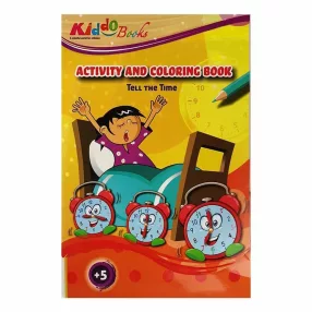 Kifestőkönyv gyerekeknek Kiddo Books Mondja az időt 4031