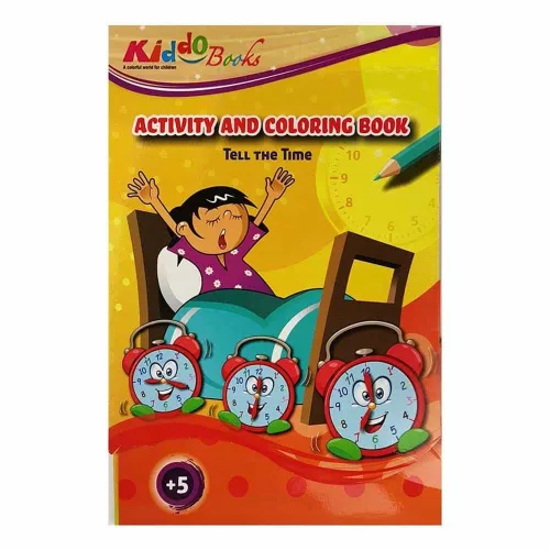 Kifestőkönyv gyerekeknek Kiddo Books Mondja az időt 4031