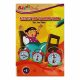 Kifestőkönyv gyerekeknek Kiddo Books Mondja az időt 4031