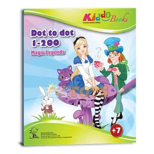 Kiddo Books Magical Legends 5002 Connect the Dots kifestőkönyv