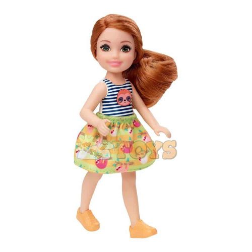 Barbie Club Chelsea lajhárbaba vörös hajjal GHV66 Mattel