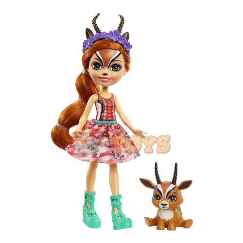 Enchantimals Gabriela Gazelle baba Racer GTM26 figurával