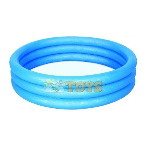 Bestway Felfújható medence 3 gyűrű 51024 kék 102x25cm