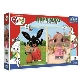 Trefl Puzzle 2x10 db Bing Baby Maxi 43002