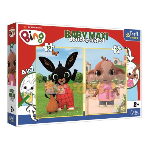 Trefl Puzzle 2x10 db Bing Baby Maxi 43002