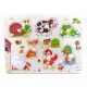 Süllyesztett fa puzzle Állatfarm A-3035 - 7 db