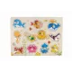 Süllyesztett fa puzzle Tengeri állatok A-3012 - 11 db