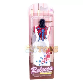   Barbie baba ruhakészlet és Steffi Love fehér ruha rózsákkal