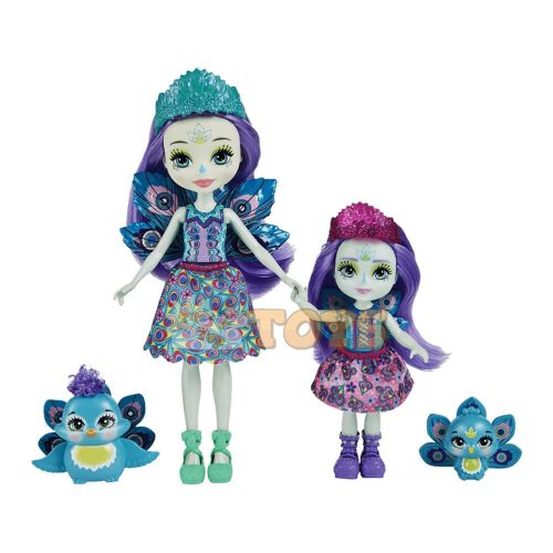 Enchantimals Patter és Piera Peacock Sister Dolls HCF83