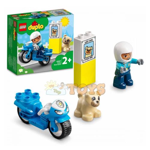 LEGO® DUPLO Rendőrmotorkerékpár 10967 - 40 db