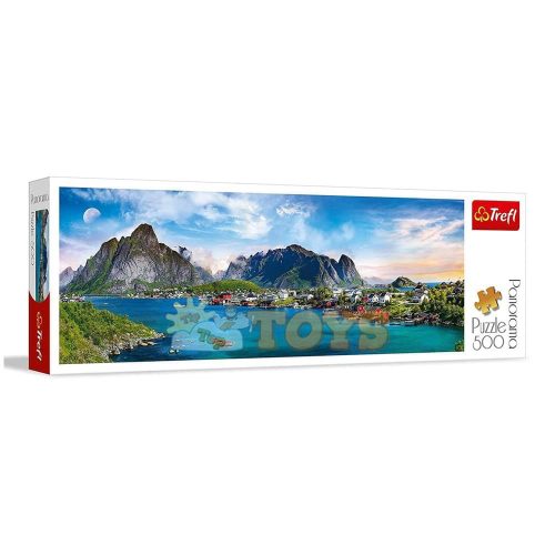 Trefl Puzzle Panorama Lofoten Archipelago Norvégia 500 db 29500