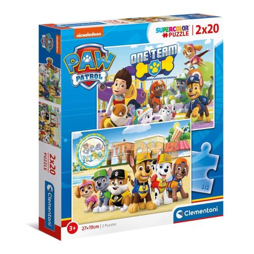 Clementoni Puzzle 2x20 darab PAW Patrol - 24779 - nickelodeon