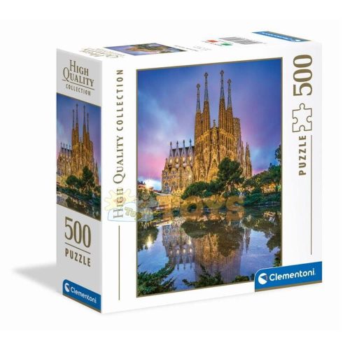 Clementoni Puzzle Sagrada Familia Barcelona 500 darab - 80026
