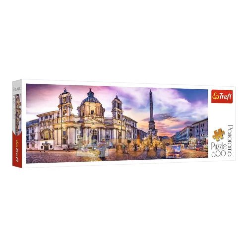 Trefl Puzzle Panorama Piazza Navona Róma 500 darab - 29501