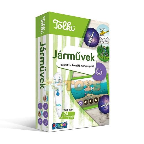 Tolki Interaktív beszélő memóriajáték - Járművek szett 22543