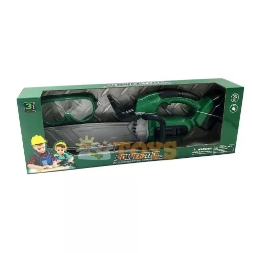 Elektromos szerszám játék láncfűrész 7946L 40 cm-es dobozban