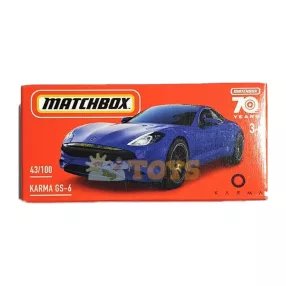 MATCHBOX kisautó KARMA GS-6 HLD48 Mattel