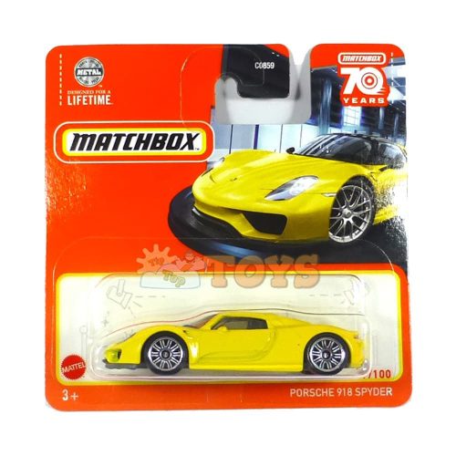 MATCHBOX Porsche 918 Spyder HLC88 Mattel kisautó