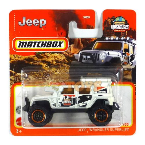MATCHBOX kisautó Jeep Wrangler Superlift HFT20 Mattel