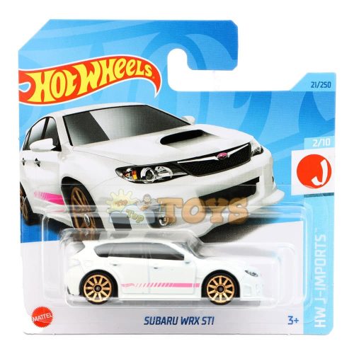 Hot Wheels Subaru WRX STI HKK62 kisautó Mattel