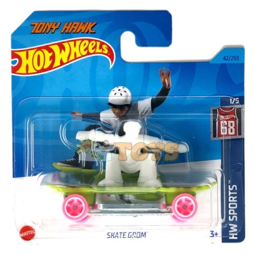 Hot Wheels gördeszka Skate Grom HKK42 HW Sport figurával