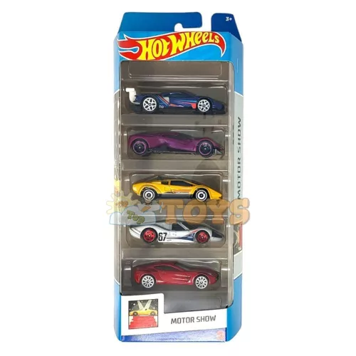 Hot Wheels 5 Model Cars Szett Motor Show HLY63 Mattel